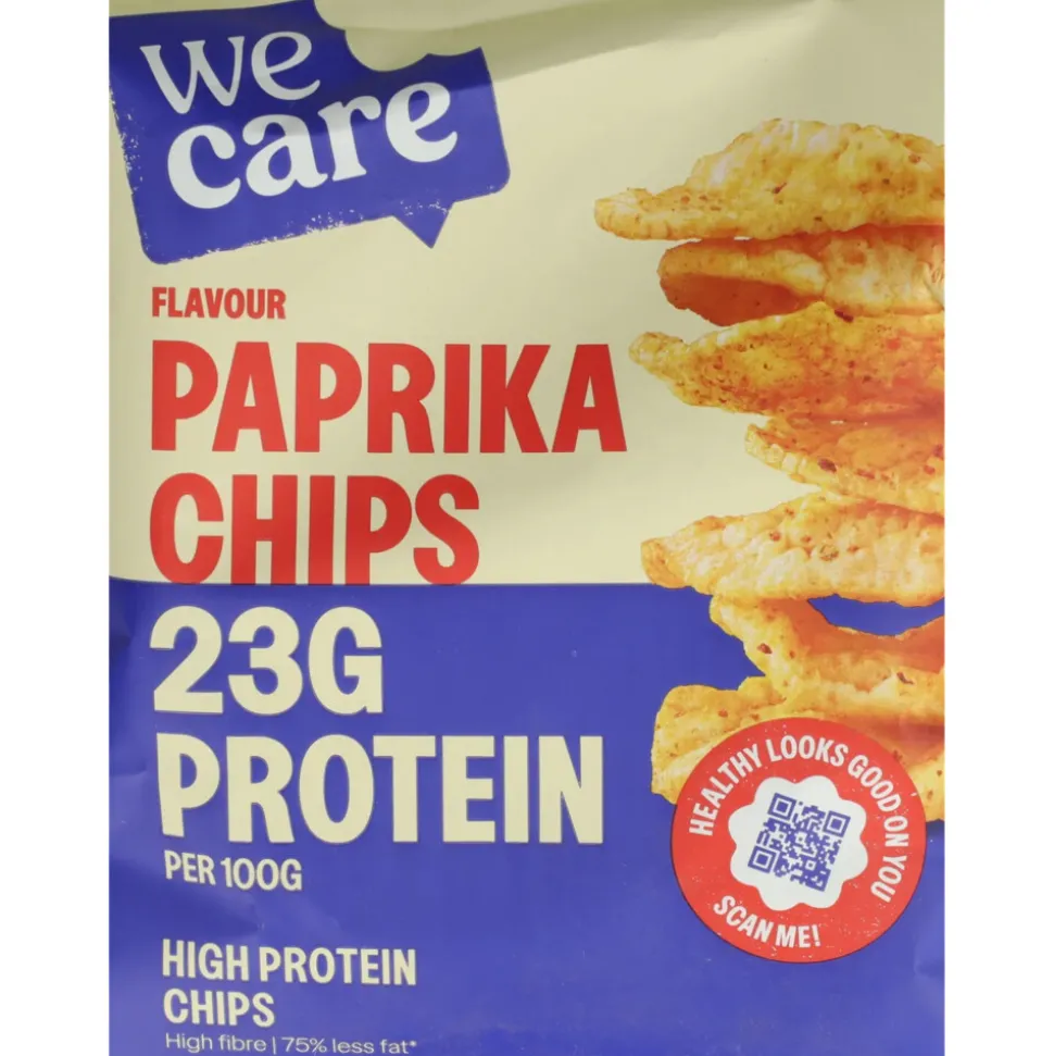 8x WeCare High Protein Chips Paprika 25 gr