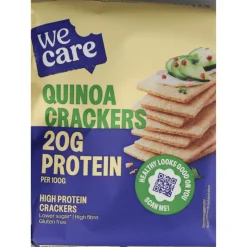 12x WeCare High Protein Crackers Quinoa 100 gr