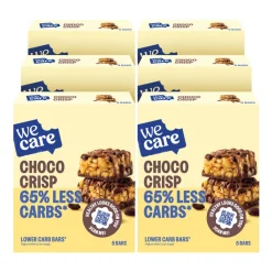 6x WeCare Lower Carb Bar Choco Crisp 5x30 gr