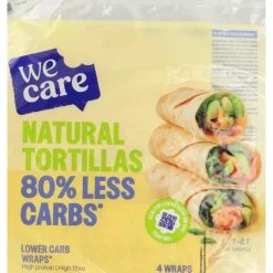 6x WeCare Lower Carb Tortillas Naturel 160 gr
