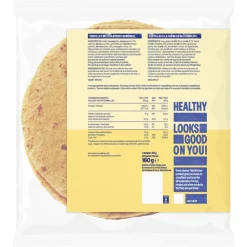 3x WeCare Lower Carb Tortillas Volkoren 160 gr