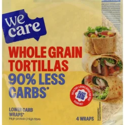 3x WeCare Lower Carb Tortillas Volkoren 160 gr