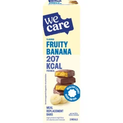 3x WeCare Meal Replacement Bars Fruity Banana 116 gr