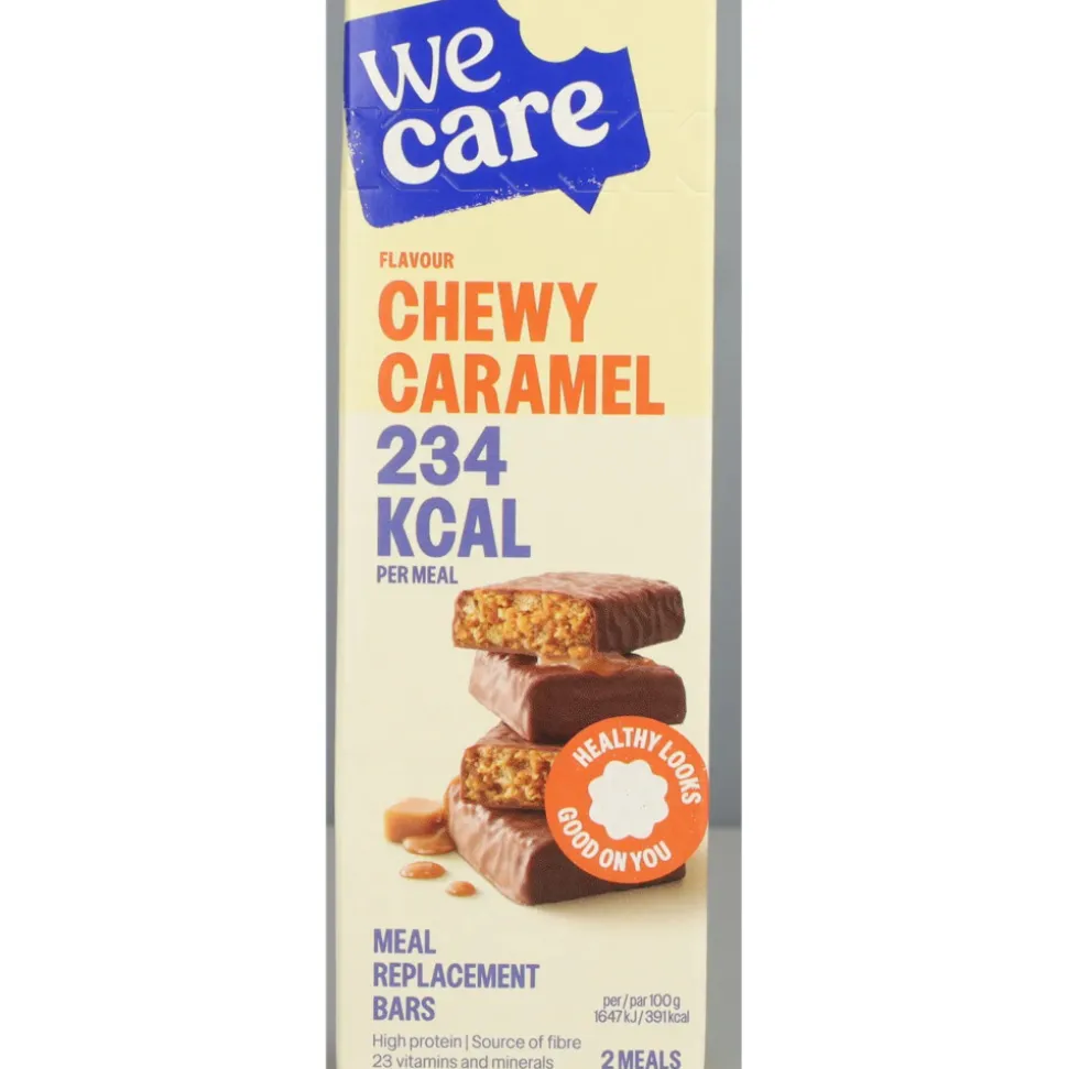 3x WeCare Meal Replacement Bars Chewy Caramel 120 gr
