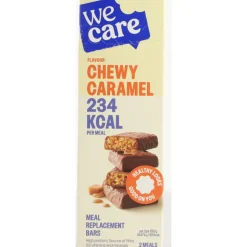 3x WeCare Meal Replacement Bars Chewy Caramel 120 gr