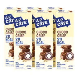 6x WeCare Meal Replacement Bars Choco Crisp 116 gr