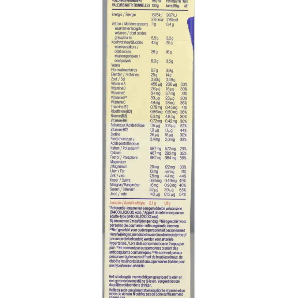 6x WeCare Meal Replacement Bars Cranberry Cheesecake 116 gr