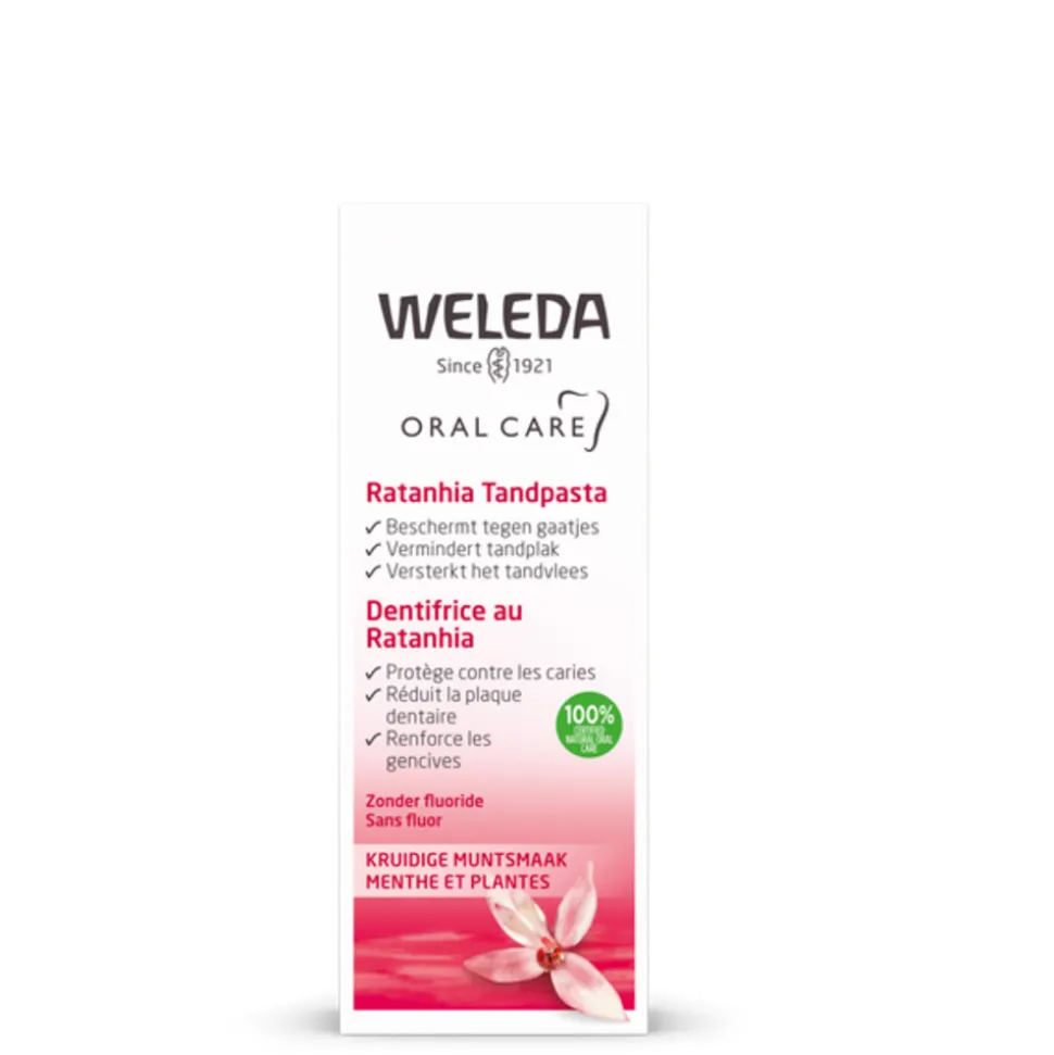 4x WELEDA Tandpasta Ratanhia 75 ml