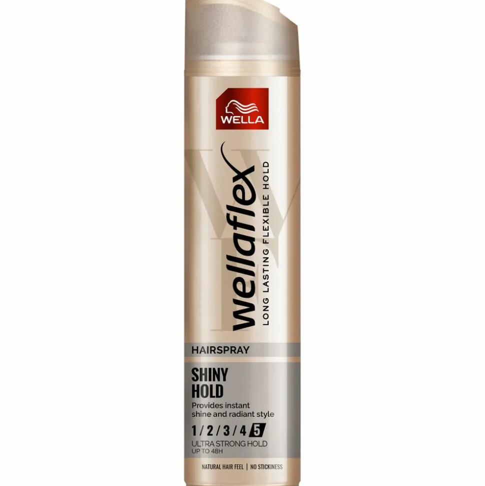 6x Wella Flex Haarspray Shine Ultra Strong 250 ml