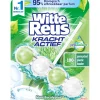 10x Witte Reus Toiletblok Kracht Actief Pro Nature Munt Eucalyptus