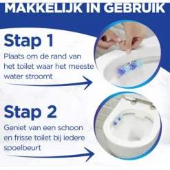 10x Witte Reus Toiletblok Kracht Actief Oceaan