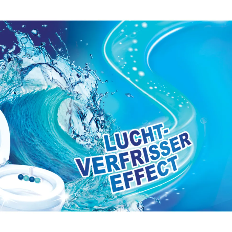 10x Witte Reus Toiletblok Kracht Actief Oceaan 2 stuks