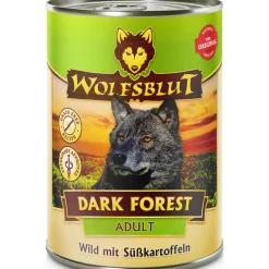 6x Wolfsblut Adult Dark Forest Hondenvoer 395 gr