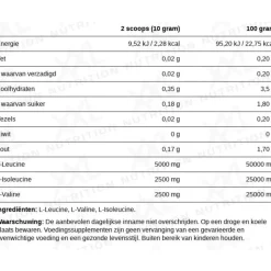 2x XXL Nutrition BCAA Poeder Zonder Smaak 500 gr