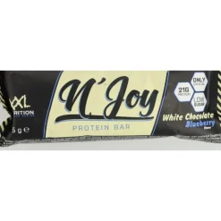 15x XXL Nutrition NJOY Proteïne Bar Witte Chocolade & Bosbes 55 gr