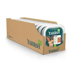 12x Yarrah Bio Alu Paté Grainfree Hondenvoer Nat Kip & Eend 150 gr
