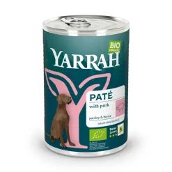 12x Yarrah Bio Hondenvoer Paté Varken 400 gr