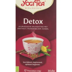 3x Yogi tea Detox Biologisch 17 stuks