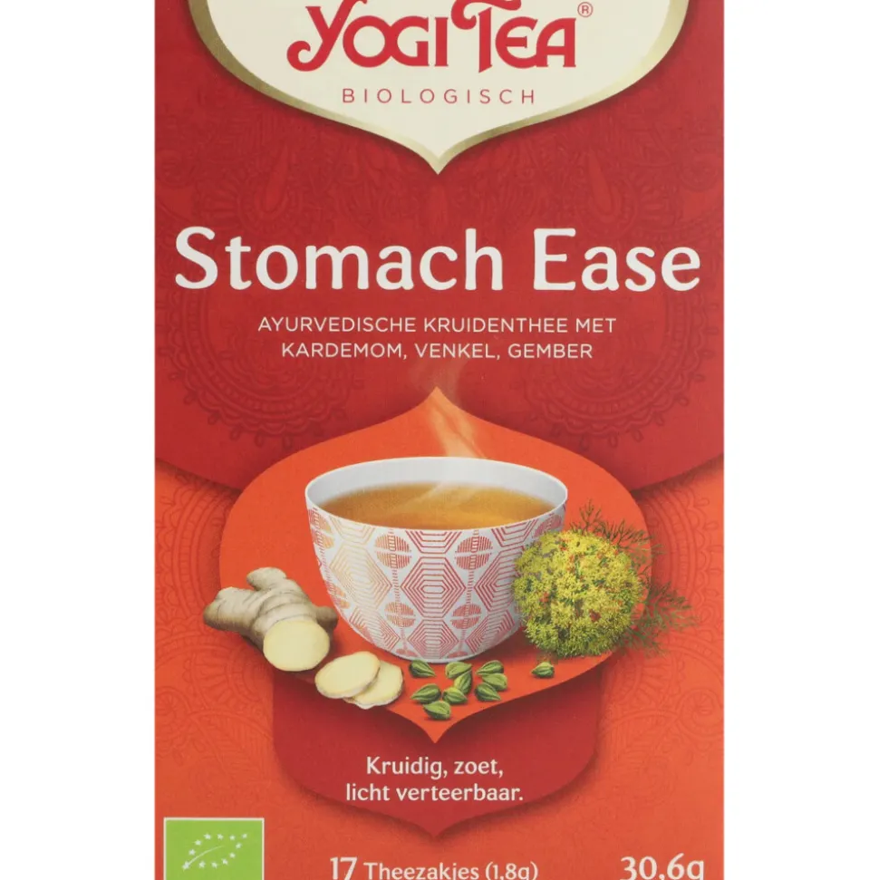 3x Yogi tea Stomach Ease Digest Biologisch 17 stuks