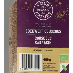 3x Your Organic Nature Boekwijt Couscous 400 gr