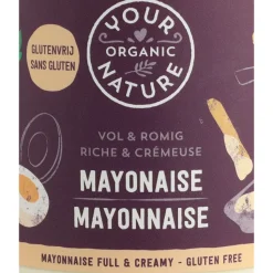 3x Your Organic Nature Mayonaise Vol & Romig Biologisch 370 ml