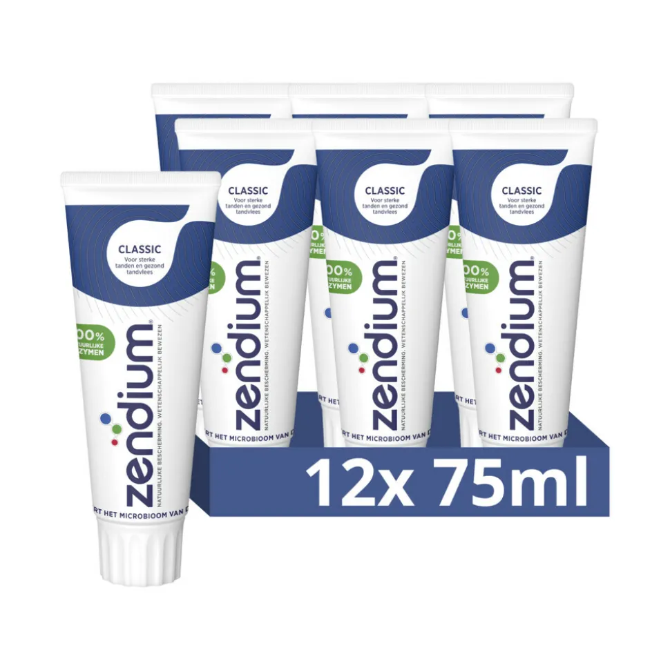 12x Zendium Tandpasta Classic 75 ml