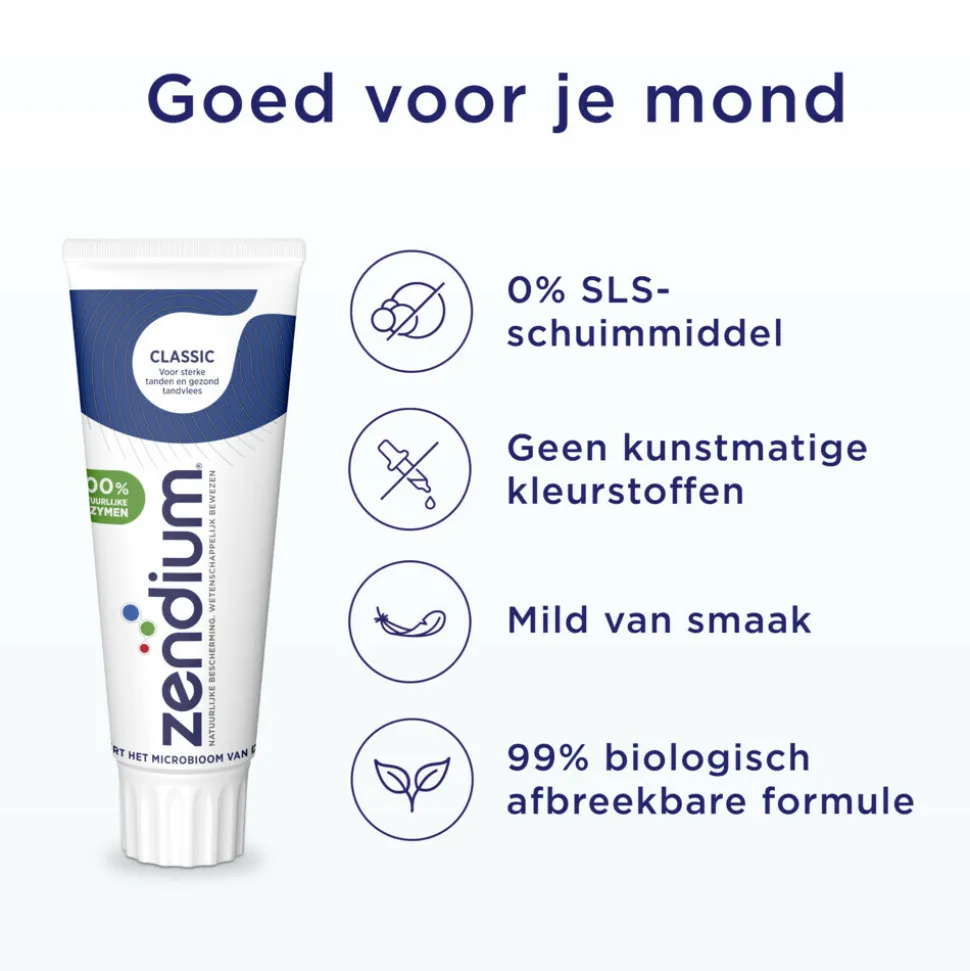 12x Zendium Tandpasta Classic 75 ml