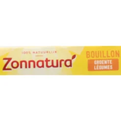 9x Zonnatura Groentebouillon Tabletten Biologisch 6 x 11 gr