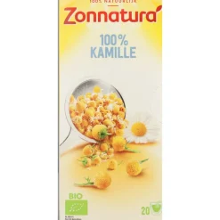 3x Zonnatura Kamille Thee Biologisch 20 stuks
