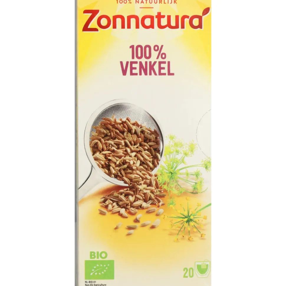 3x Zonnatura Thee Venkel Bio 20 stuks