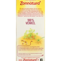 3x Zonnatura Thee Venkel Bio 20 stuks
