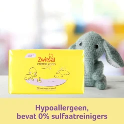 6x Zwitsal Crème Zeep Baby 4 x 90 gr