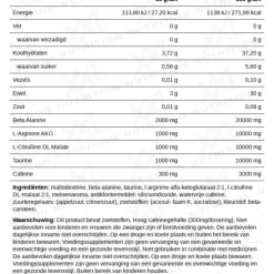 XXL Nutrition Blast Pre Workout Meloen 300 gr