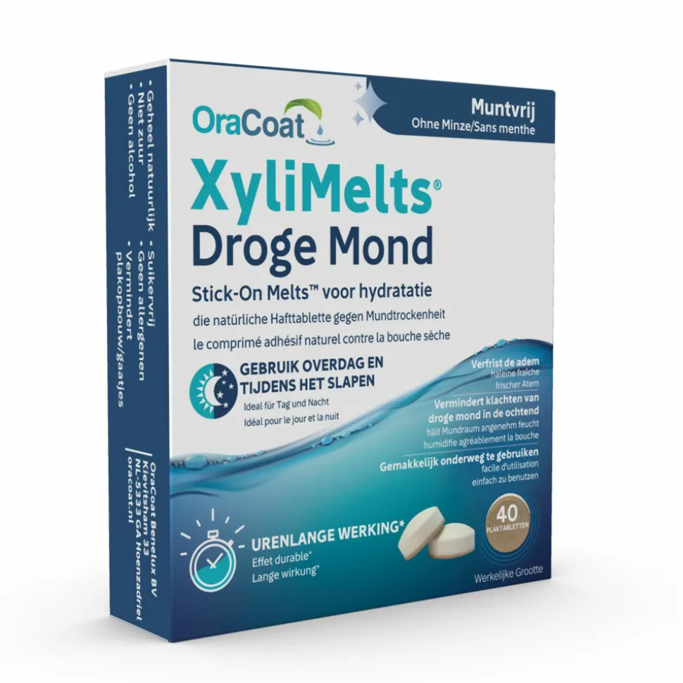 Xylimelts voor Droge Mond 40 stuks