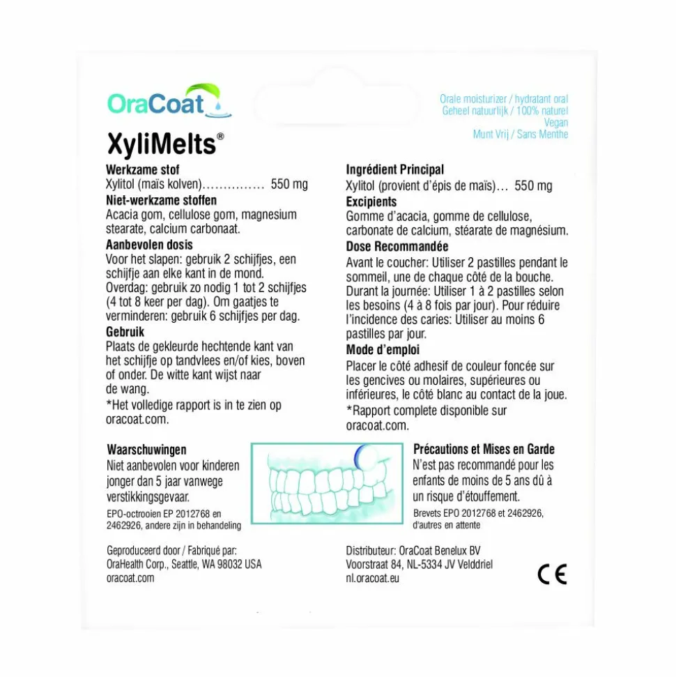 Xylimelts voor Droge Mond 40 stuks