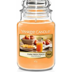 Yankee Candle Geurkaars Large Jar Farm Fresh Peach 623 gr