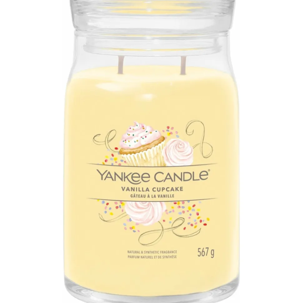 Yankee Candle Geurkaars Large Jar Vanilla Cupcake 567 gr