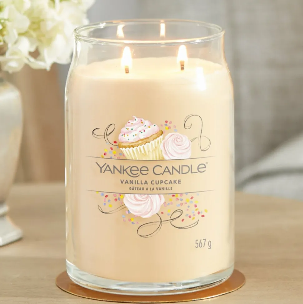 Yankee Candle Geurkaars Large Jar Vanilla Cupcake 567 gr