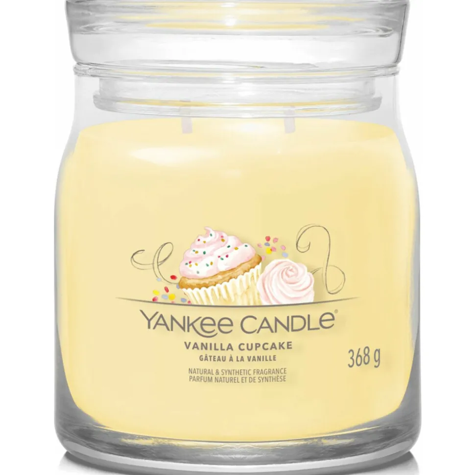 Yankee Candle Geurkaars Medium Jar Vanilla Cupcake 368 gr