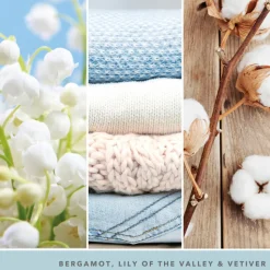 Yankee Candle Geurkaars Medium Jar Clean Cotton 368 gr