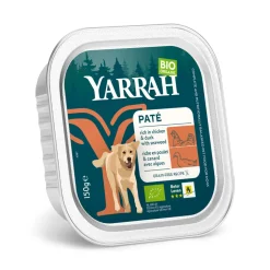 Yarrah Bio Alu Paté Grainfree Hondenvoer Nat Kip & Eend 150 gr
