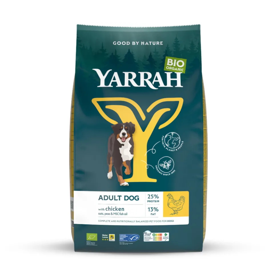 Yarrah Bio Hondenvoer Adult Kip 15 kg