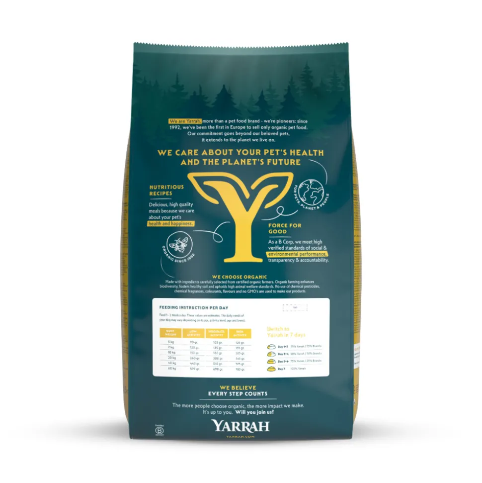 Yarrah Bio Hondenvoer Adult Kip 15 kg