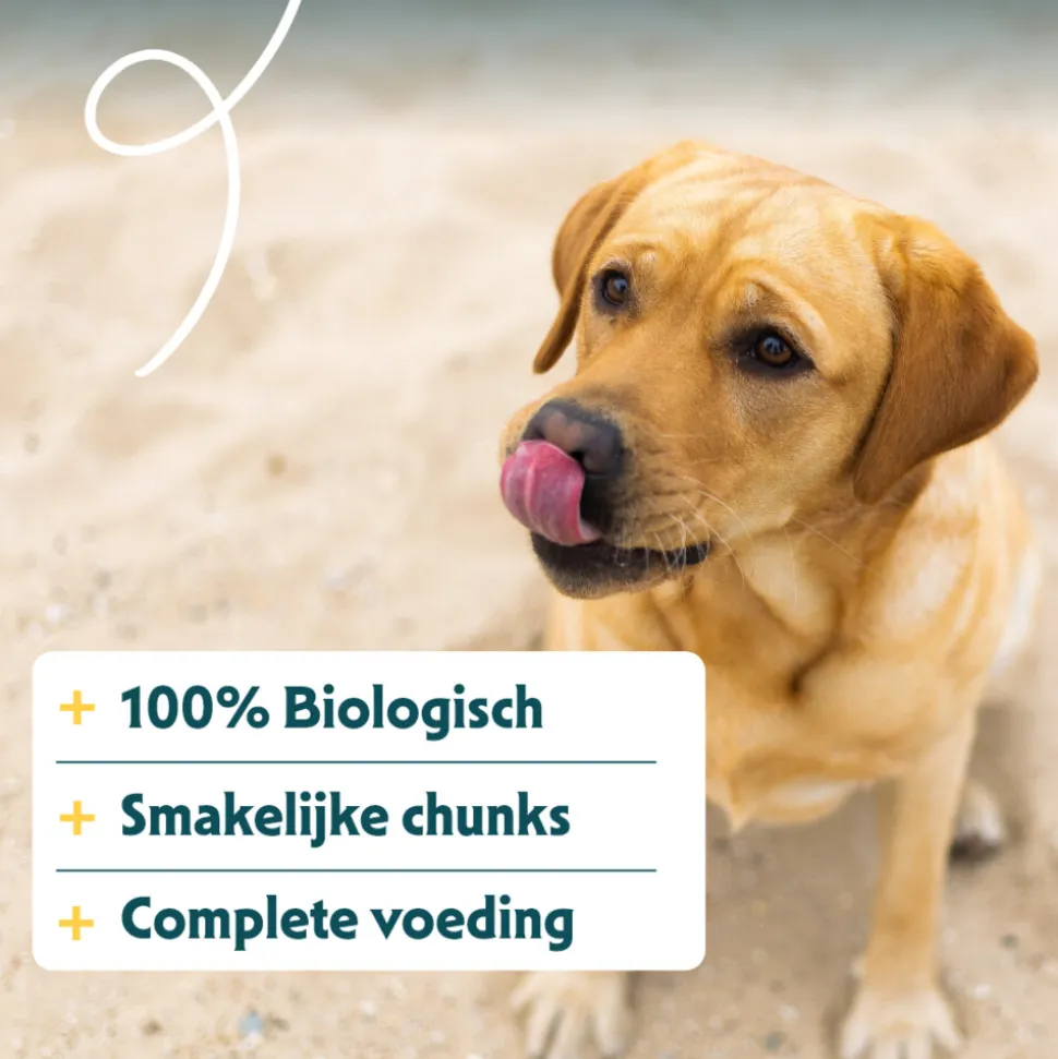 Yarrah Bio Hondenvoer Chunks Kip 820 gr