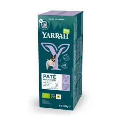 Yarrah Bio Hondenvoer Multipack Paté Graanvrij Kip & Kalkoen 6 x 150 gr