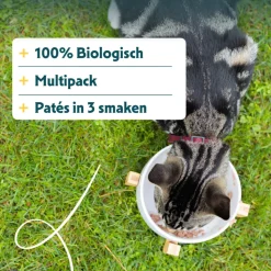 Yarrah Bio Kattenvoer Multipack Paté Graanvrij Kip & Rund 8 x 100 gr