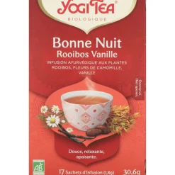 Yogi tea Bedtime Rooibos Vanilla Biologisch 17 stuks