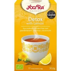 Yogi tea Detox Lemon Biologisch 17 stuks