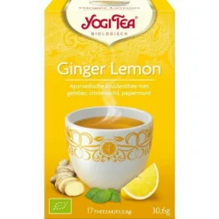 Yogi tea Ginger Lemon Biologisch 17 stuks