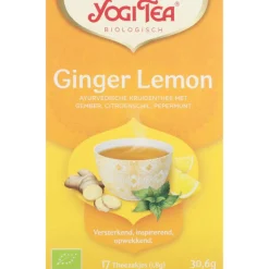 Yogi tea Ginger Lemon Biologisch 17 stuks